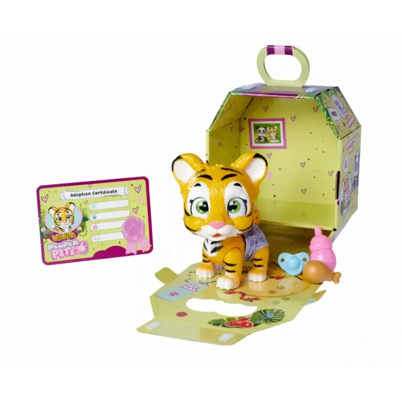 Figurka kolekcjonerska SIMBA Tygrys (model 105953575) — mała, szczegółowa figurka zwierzęcia