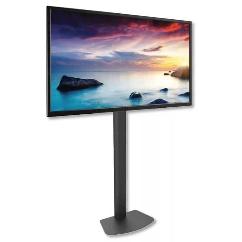 Uchwyt do telewizora wolnostojący TECHLY ICA-TR27 na ekrany 32–55 cali (81,3–139,7 cm), VESA 100x100–600x400, odchylanie -15–0°, maks. obciążenie 40 kg, czarny