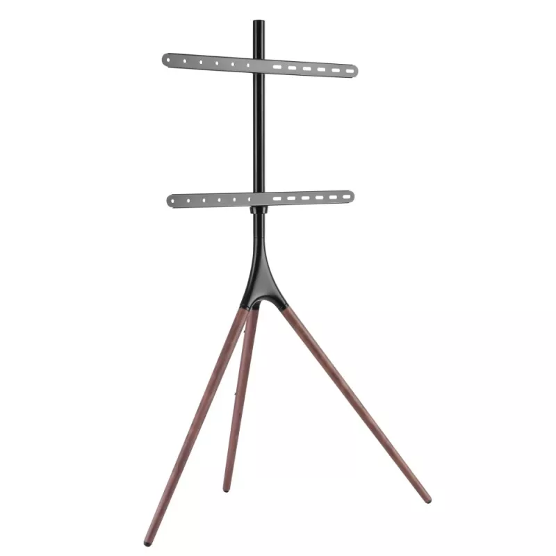 Stojak podłogowy do telewizora TECHLY ICA-TR18SAM na 45 cali–65 cali (114,3–165,1 cm), VESA 200x200–600x400, udźwig 32 kg, orzech