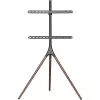 Stojak podłogowy do telewizora TECHLY ICA-TR18SAM na 45 cali–65 cali (114,3–165,1 cm), VESA 200x200–600x400, udźwig 32 kg, orzech