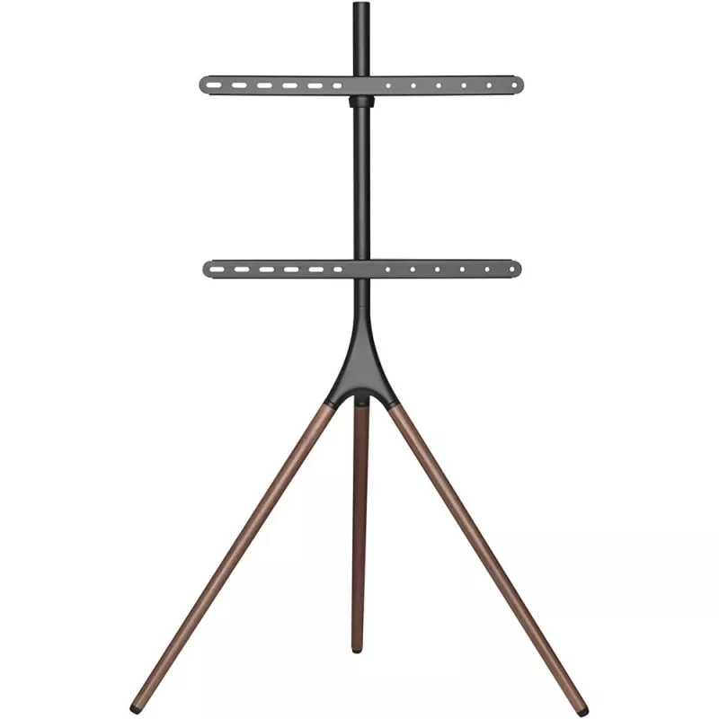Stojak podłogowy do telewizora TECHLY ICA-TR18SAM na 45 cali–65 cali (114,3–165,1 cm), VESA 200x200–600x400, udźwig 32 kg, orzech