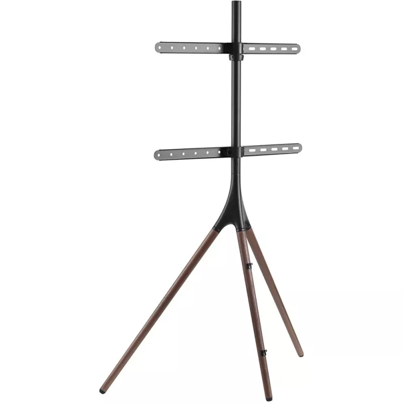 Stojak podłogowy do telewizora TECHLY ICA-TR18SAM na 45 cali–65 cali (114,3–165,1 cm), VESA 200x200–600x400, udźwig 32 kg, orzech