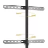 Stojak podłogowy do telewizora TECHLY ICA-TR18SAM na 45 cali–65 cali (114,3–165,1 cm), VESA 200x200–600x400, udźwig 32 kg, orzech