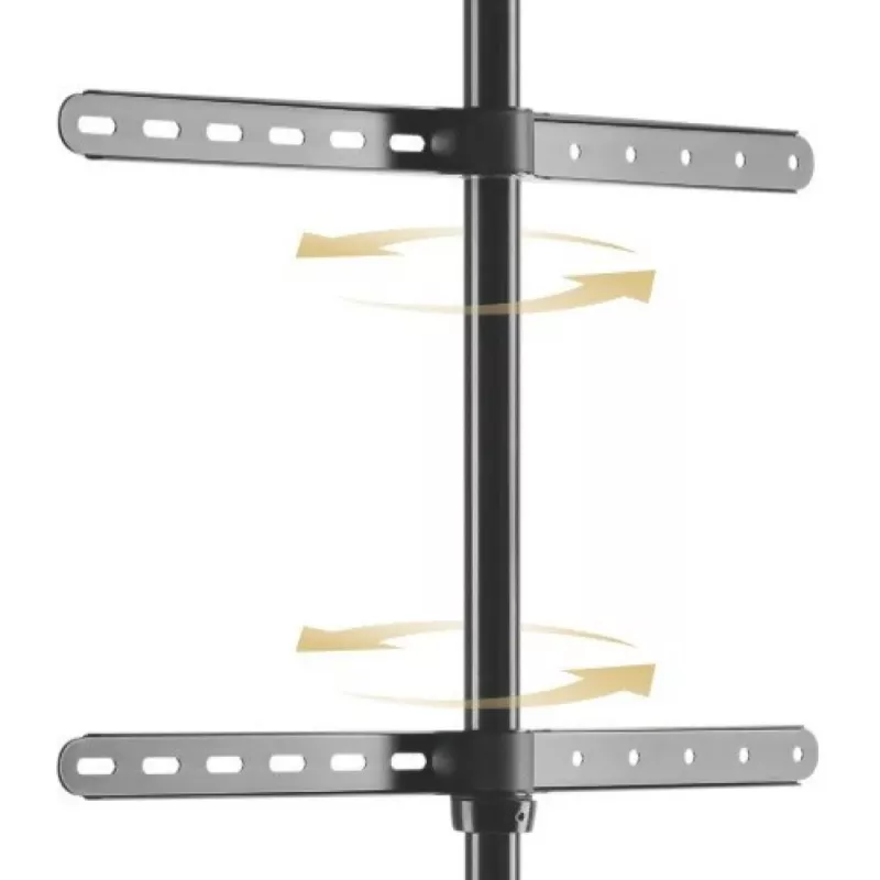 Stojak podłogowy do telewizora TECHLY ICA-TR18SAM na 45 cali–65 cali (114,3–165,1 cm), VESA 200x200–600x400, udźwig 32 kg, orzech