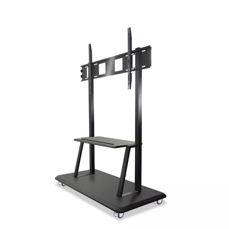 Przenośny stojak podłogowy TECHLY Signage Display Mount ICA-TR31 do ekranów 55–120 cali, VESA 1200x600, maks. obciążenie 150 kg, czarny