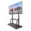 Przenośny stojak podłogowy TECHLY Signage Display Mount ICA-TR31 do ekranów 55–120 cali, VESA 1200x600, maks. obciążenie 150 kg, czarny