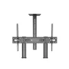 Techly Steel Trolley Floor Support with adjustable height, for TV from 60'' to 100''