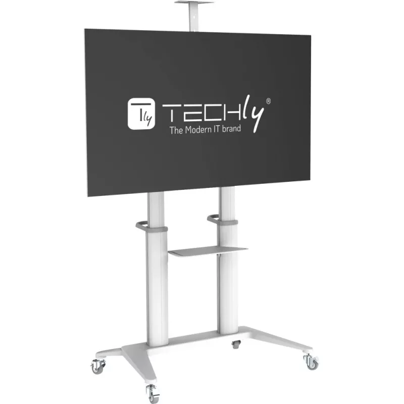 Wózek/stojak multimedialny Techly ICA-TR49W biały do płaskiego panelu