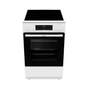 Gorenje GEIT5C60WPG Wolnostojąca kuchenka elektryczna z płytą indukcyjną strefową Biała