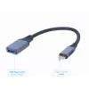 Kabel GEMBIRD USB 3.0 OTG Type-C na USB Type-A (CM/AF), Space szary