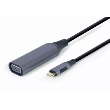 Adapter wyświetlacza GEMBIRD USB Type-C na VGA, 15 cm, gwiezdna szarość