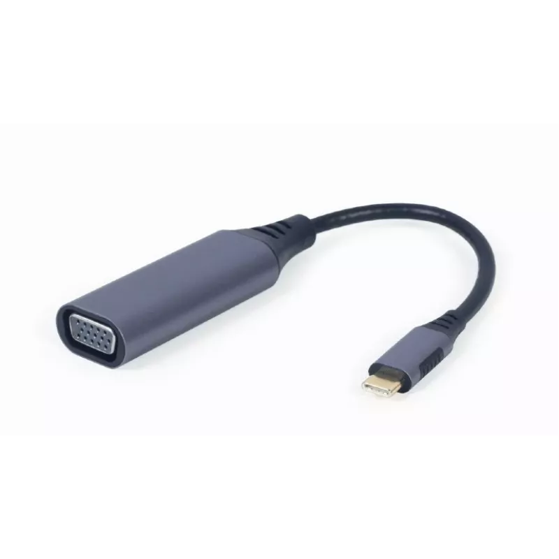 Adapter wyświetlacza GEMBIRD USB Type-C na VGA, 15 cm, gwiezdna szarość