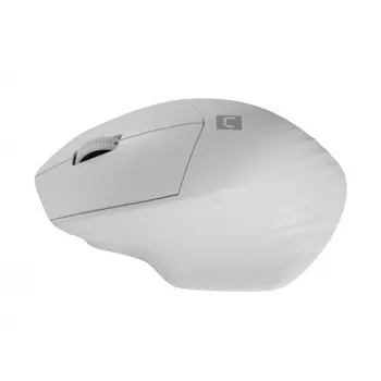 Bezprzewodowa mysz optyczna Bluetooth NATEC Siskin 2 — 1600 DPI, Bluetooth 5.0, praworęczna, biała