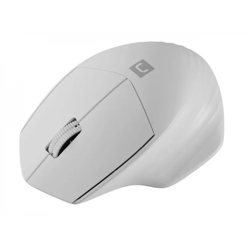 Bezprzewodowa mysz optyczna Bluetooth NATEC Siskin 2 — 1600 DPI, Bluetooth 5.0, praworęczna, biała