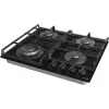 Płyta gazowa Gorenje GTW641EB Czarna Do zabudowy 60 cm Gaz 4 strefy