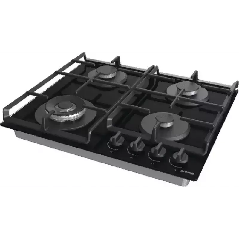 Płyta gazowa Gorenje GTW641EB Czarna Do zabudowy 60 cm Gaz 4 strefy