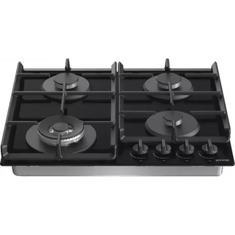 Płyta gazowa Gorenje GTW641EB Czarna Do zabudowy 60 cm Gaz 4 strefy