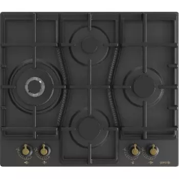 Płyta gazowa Gorenje GW6D42CLB Czarna Do zabudowy 60 cm Gaz 4 strefy