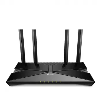 Router TP-Link AX1800 Dual Band Wi-Fi 6, Wi-Fi 6 (802.11ax), Dwuzakresowy (2,4 GHz / 5 GHz), Ethernet LAN, Czarny, Router biurkowy
