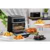 Piekarnik frytkownicy gorącym powietrzem Adler AD 6309 13 l 2500 W Czarny/Srebrny, sterowanie dotykowe, rożen