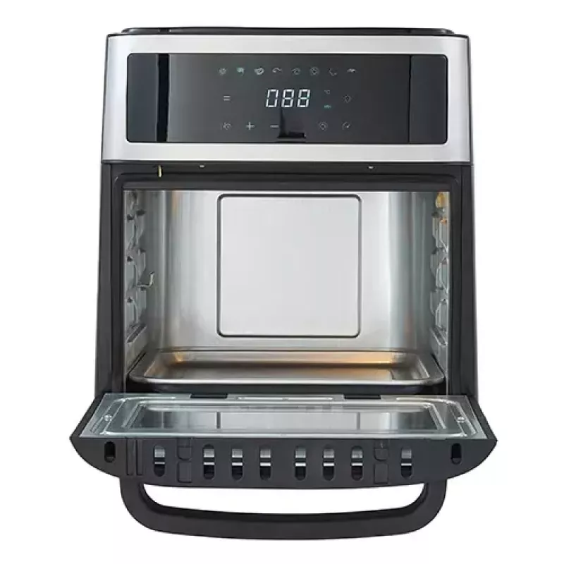 Piekarnik frytkownicy gorącym powietrzem Adler AD 6309 13 l 2500 W Czarny/Srebrny, sterowanie dotykowe, rożen