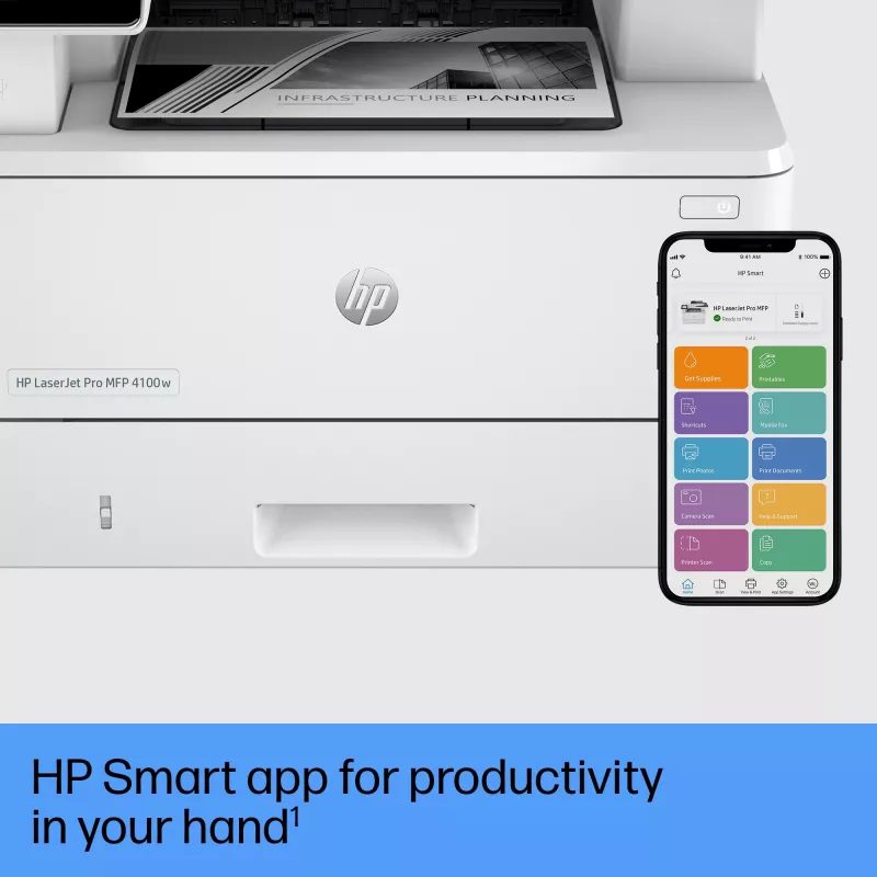 Wielofunkcyjne urządzenie HP LaserJet Pro MFP 4102fdw Laser Mono Drukowanie