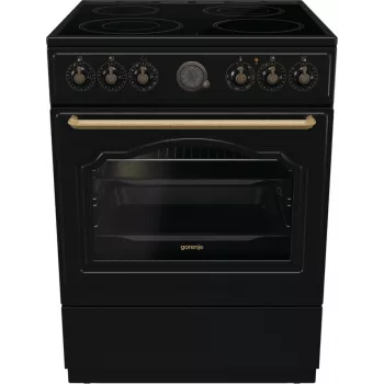 Gorenje GECS6B71CLB Wolnostojąca kuchenka Elektryczna płyta ceramiczna Czarny
