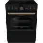 Gorenje GECS6B71CLB Wolnostojąca kuchenka Elektryczna płyta ceramiczna Czarny