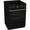 Gorenje GECS6B71CLB Wolnostojąca kuchenka Elektryczna płyta ceramiczna Czarny