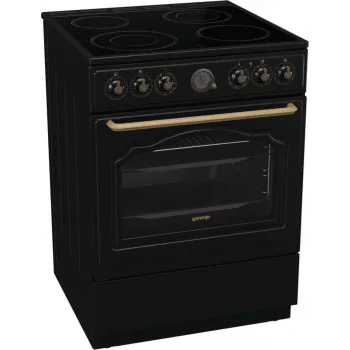Gorenje GECS6B71CLB Wolnostojąca kuchenka Elektryczna płyta ceramiczna Czarny