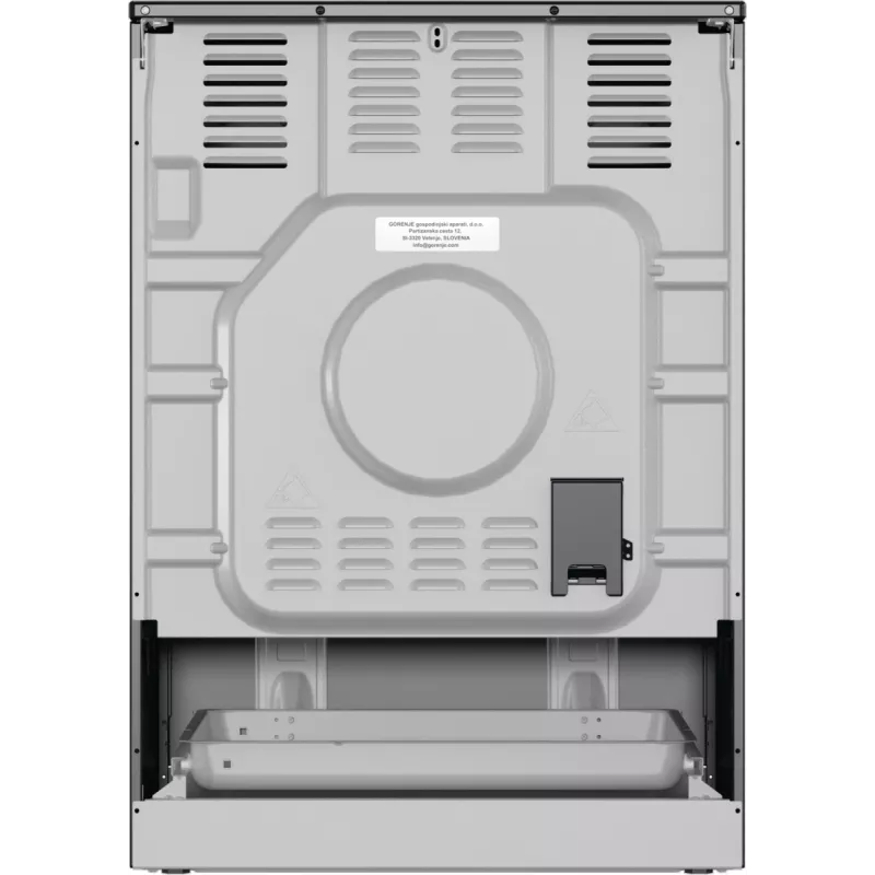 Gorenje GECS6B71CLB Wolnostojąca kuchenka Elektryczna płyta ceramiczna Czarny