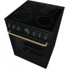 Gorenje GECS6B71CLB Wolnostojąca kuchenka Elektryczna płyta ceramiczna Czarny