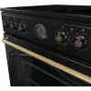 Gorenje GECS6B71CLB Wolnostojąca kuchenka Elektryczna płyta ceramiczna Czarny