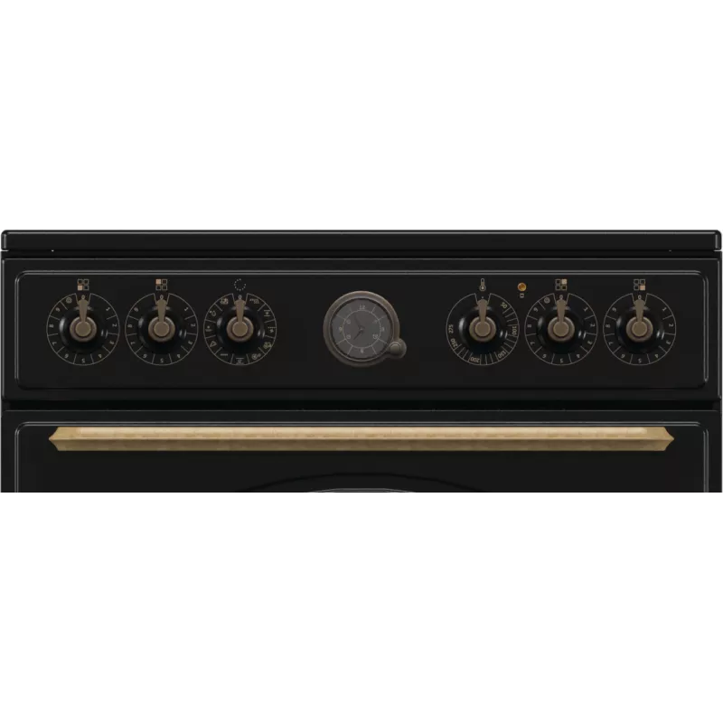 Gorenje GECS6B71CLB Wolnostojąca kuchenka Elektryczna płyta ceramiczna Czarny