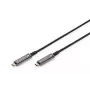 Kabel hybrydowy AOC DIGITUS USB Type-C – USB Type-C, światłowód, 4K@60Hz, USB 3.1, SPEC, 15 m