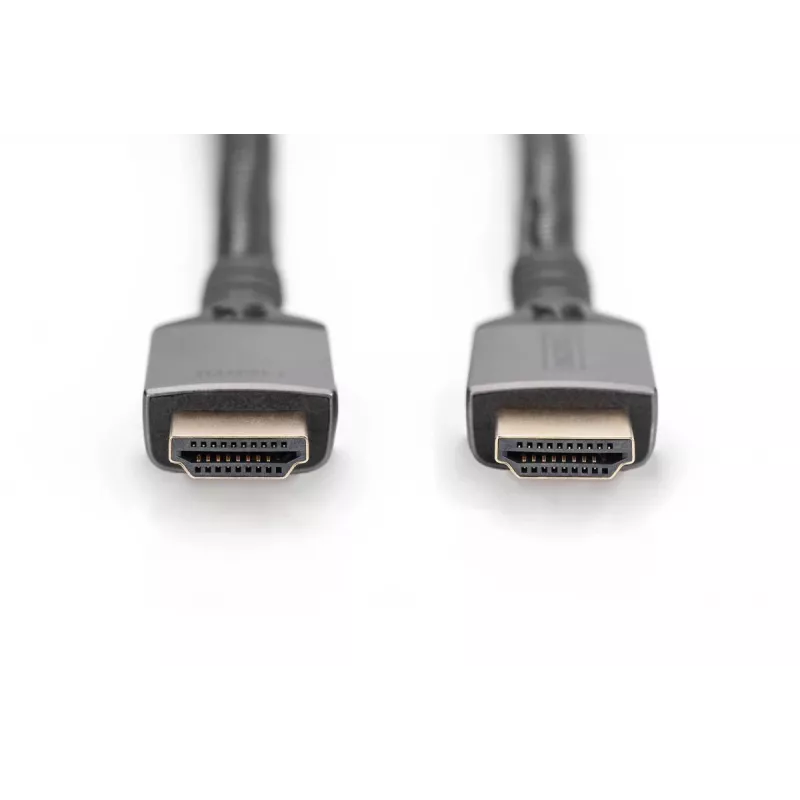 DIGITUS 8K PREMIUM HDMI 2.1 Kabel połączeniowy, pozłacany, obsługa 8K/60Hz, 1m