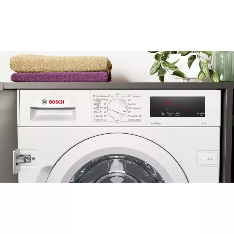 Pralka Bosch Serie 6 WIW24342EU Ładowana od przodu 8 kg 1200 obr./min Biała