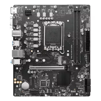 Płyta główna MSI PRO H610M-E DDR4 LGA 1700 micro ATX, Intel H610, 2x DDR4 DIMM, max 64GB, M.2, 4x SATA III, HDMI 2.1