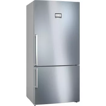 Lodówko-zamrażarka Bosch Serie 6 KGN86AIDR, wolnostojąca, 631 L pojemności całkowitej (479 L chłodziarka / 152 L zamrażarka), stal nierdzewna, NoFrost