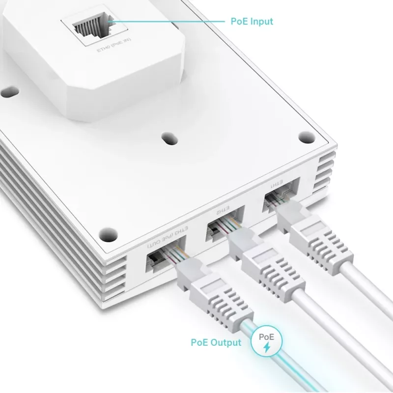Punkt dostępowy TP-Link Omada AX3000 Wall Plate WiFi 6