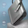 Czytnik kart pamięci Axagon CRE-S3C, aluminiowy, szybki USB-C 3.2 Gen 1, 3 gniazda, UHS-II