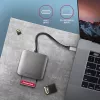 Czytnik kart pamięci Axagon CRE-S3C, aluminiowy, szybki USB-C 3.2 Gen 1, 3 gniazda, UHS-II