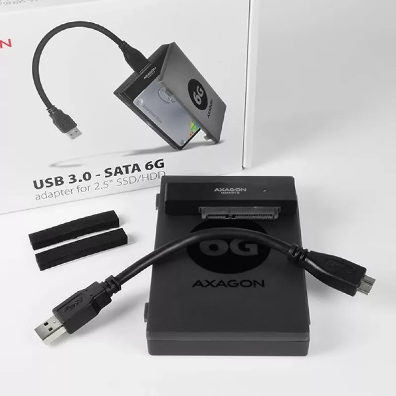 Axagon ADSA-1S6 USB 3.0 - 2.5 cala HDD SATA