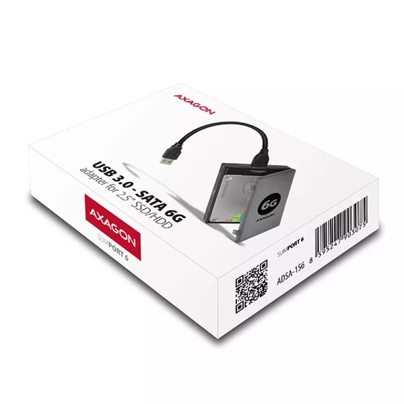Axagon ADSA-1S6 USB 3.0 - 2.5 cala HDD SATA