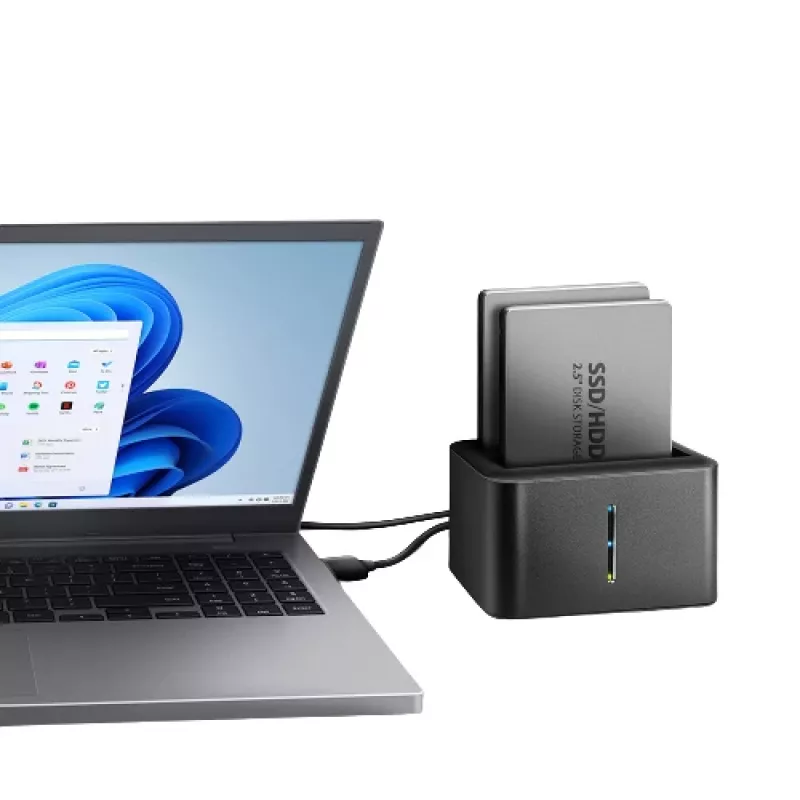 Axagon ADSA-D25 SuperSpeed USB DUAL 2,5-calowa stacja dokująca MINI SSD/HDD