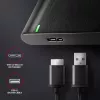 Obudowa HDD/SSD AXAGON EE25-A6M — 2,5 cala SATA, USB 3.2 Gen 1 (5 Gbit/s), Micro-USB B na USB Type-A, aluminium, czarny