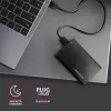 Obudowa HDD/SSD AXAGON EE25-A6M — 2,5 cala SATA, USB 3.2 Gen 1 (5 Gbit/s), Micro-USB B na USB Type-A, aluminium, czarny