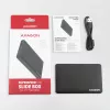 Axagon EE25-SL Bezśrubowa zewnętrzna kieszeń USB 3.2 Gen 1 - SATA 6G na dysk 2,5 cala SSD/HDD