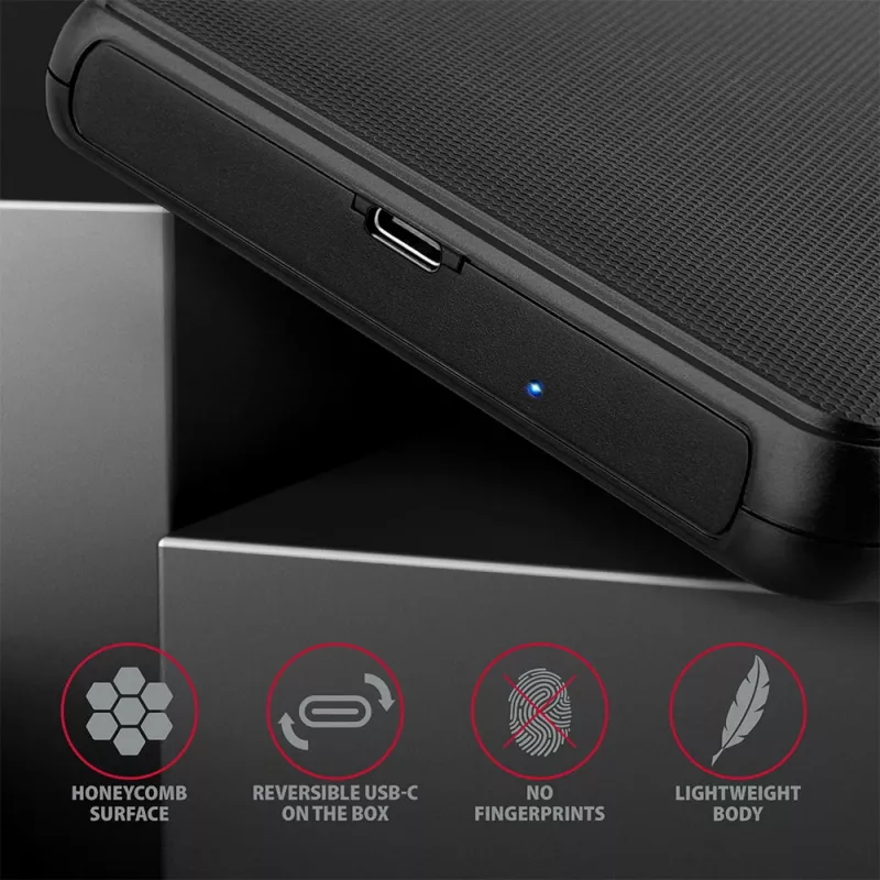 Axagon EE25-SLC Bezśrubowa Obudowa USB-C 3.2 Gen 1 - SATA 6G na dysk 2,5 cala SSD/HDD