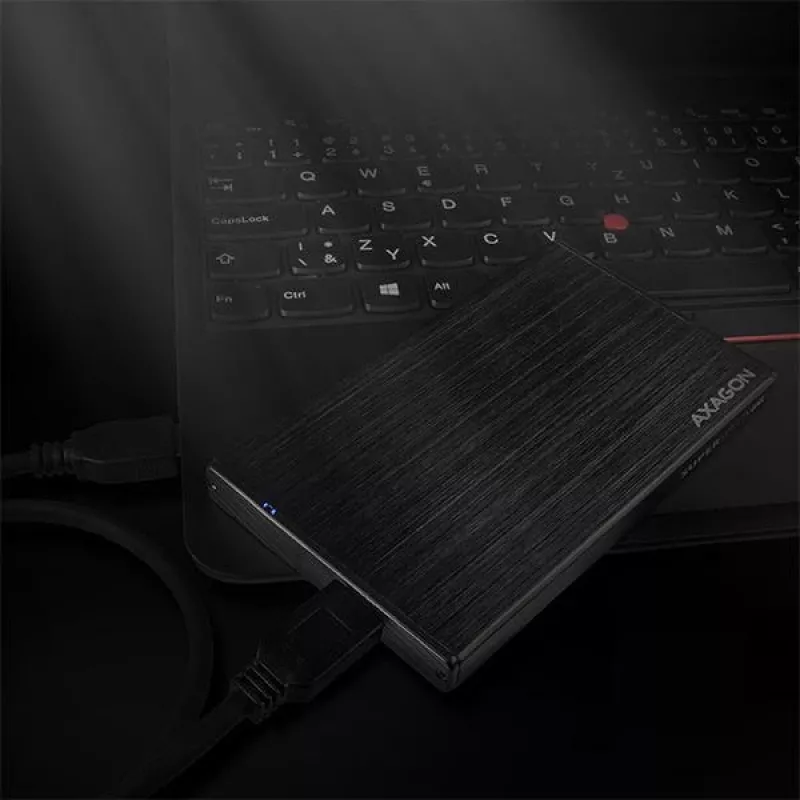 Axagon EE25-XA6 kompaktowa aluminiowa obudowa zewnętrzna USB 3.2 Gen 1 - SATA 6G przeznaczona do dysków 2,5 cala SSD/HDD